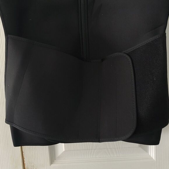 Cimkiz Mens Sweat Sauna Vest for Waist Trainer Zipper Neoprene Zipper Suit - Picture 2 of 7
